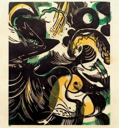 Creation Story II by Franz Marc